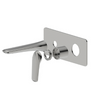 BERLIN SQ WALL BASIN/BATH MIXER WITH SPOUT TRIM KIT