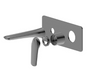 BERLIN SQ WALL BASIN/BATH MIXER WITH SPOUT TRIM KIT