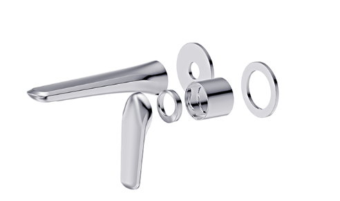 BERLIN WALL BASIN/BATH MIXER WITH SPOUT TRIM KIT