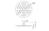 BERLIN STAINLESS STEEL AIR SYSTEM SHOWER HEAD 250MM