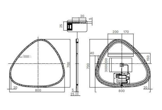 Arco LED Mirror