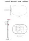 Valmont Horizontal LED Mirror (1100mm)