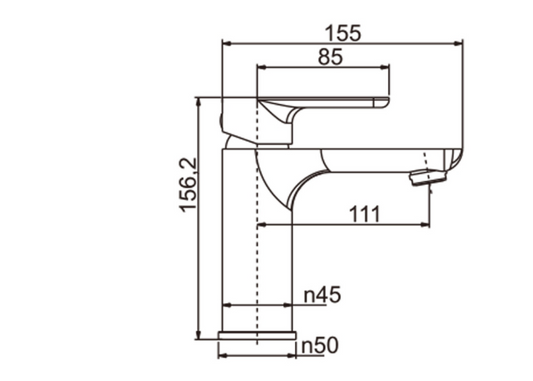 Persano Basin Mixer