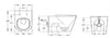Geberit In-Wall Floor Toilet Suite with Easy Height Floor Pan