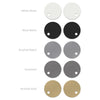 Round Seat Hinge Cover (Pair)