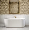 Attica Havana Fluted Bath with Overflow
