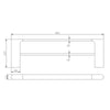 Bellino Towel Rail