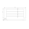 Bellino Towel Rack 600mm