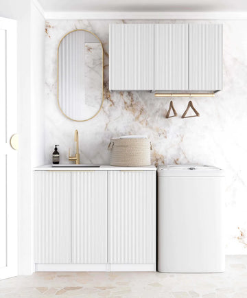 Bondi Fluted Laundry Kit (1715x600x2100mm)