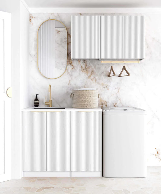 Bondi Fluted Laundry Kit (1715x600x2100mm)