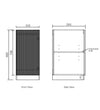 Bondi Fluted Laundry Base Cabinet