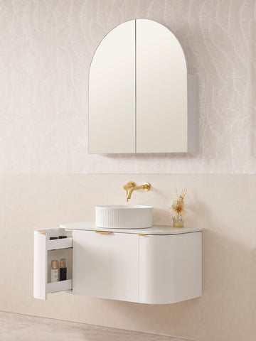 Boston Half Moon Shaving Cabinet- Pre-order