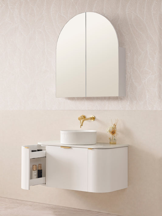 Boston Half Moon Shaving Cabinet- Pre-order