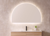 Boston Half Moon LED Mirror