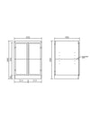 Hampshire Laundry Base Cabinet Kit (1300mm)