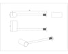 Caddence Hand Towel Rail 230mm