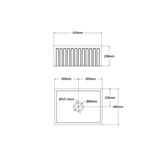 Cove Fireclay Bulter Sink