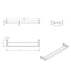 Oskar towel rail