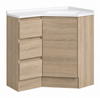 Corner Vanity with vanity top options