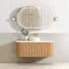 Bondi Fluted Wall Hung Curve Vanity