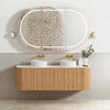 Bondi Fluted Wall Hung Curve Vanity
