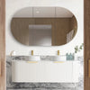 Bondi Fluted Wall Hung Curve Vanity