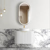 Bondi Fluted Wall Hung Curve Vanity