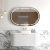 Bondi Fluted Wall Hung Curve Vanity