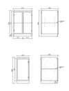 Hampshire Laundry Base Cabinet Kit (1060mm)