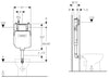 Geberit sigma 8 In wall cistern