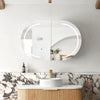 LED Bondi Woodland Oak Shaving Cabinet - Premium Edition