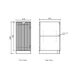 Marlo Fluted Laundry Base Cabinet