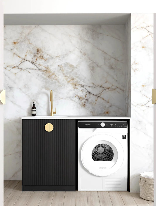 Marlo Fluted Laundry Base Cabinet Kit