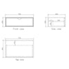 Moonlight Wall Hung Cabinet
