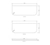Bondi Matte White Solid Surface Top