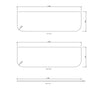 Bondi Matte White Solid Surface Top