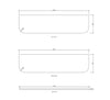 Bondi Matte White Solid Surface Top