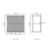 Noosa Fluted Laundry Wall Cabinet