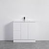 Polar Floor Standing Slim Vanity