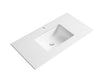 Pure White Flat Stone