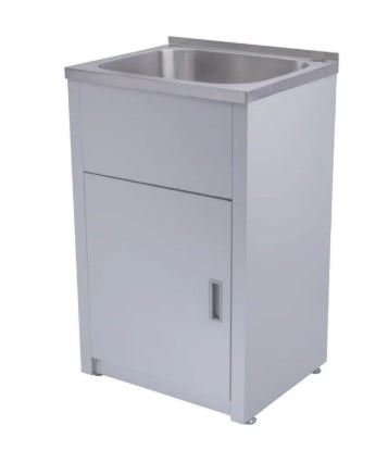 Stainless Steel Laundry Tub Cabinet Freestanding