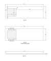 Bondi Fluted Laundry Kit (1960x600x2100mm)